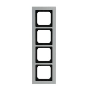 Abdeckrahmen 4-fach titan - Busch-axcent® pur 1724-276 Busch Jaeger 2CKA001754A4696