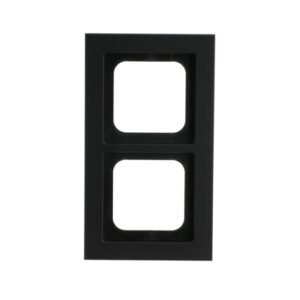 Abdeckrahmen 2-fach schwarz matt - Busch-axcent® pur 1722-275 Busch Jaeger 2CKA001754A4704