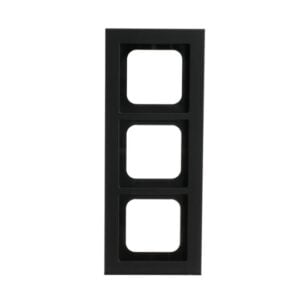 Abdeckrahmen 3-fach schwarz matt - Busch-axcent® pur 1723-275 Busch Jaeger 2CKA001754A4705
