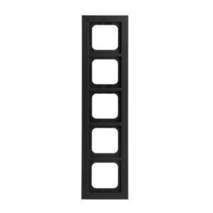 Abdeckrahmen 5-fach schwarz matt - Busch-axcent® pur 1725-275 Busch Jaeger 2CKA001754A4707