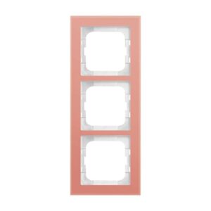 Abdeckrahmen 3-fach Glas Koralle - Busch-axcent® pur 1723-227 Busch Jaeger 2CKA001754A4767
