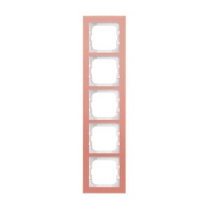 Abdeckrahmen 5-fach Glas Koralle - Busch-axcent® pur 1725-227 Busch Jaeger 2CKA001754A4769