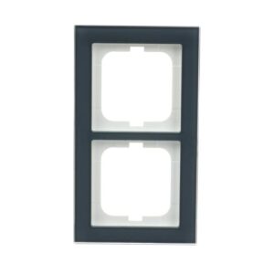 Abdeckrahmen 2-fach Glas Auster - Busch-axcent® pur 1722-229 Busch Jaeger 2CKA001754A4781