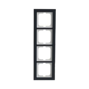 Abdeckrahmen 4-fach Glas Auster - Busch-axcent® pur 1724-229 Busch Jaeger 2CKA001754A4783