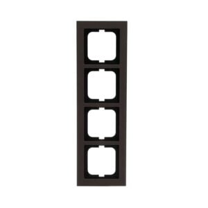 Abdeckrahmen 4-fach papierbraun - Busch-axcent® pur 1724-243 Busch Jaeger 2CKA001754A4793