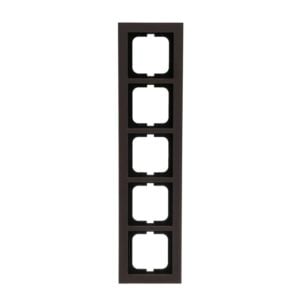 Abdeckrahmen 5-fach papierbraun - Busch-axcent® pur 1725-243 Busch Jaeger 2CKA001754A4794