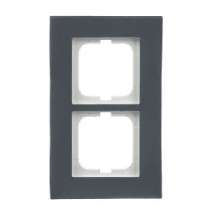 Abdeckrahmen 2-fach Porzellan anthrazit - carat® 1722-815 Busch Jaeger 2CKA001754A4821