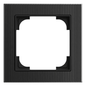 Abdeckrahmen 1-fach Glas schwarz - Busch-art linear® 1721-4025 Busch Jaeger 2CKA001754A4877