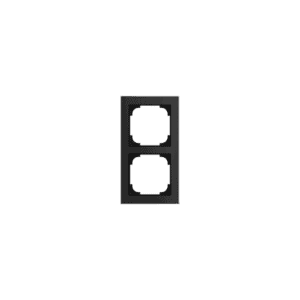 Abdeckrahmen 2-fach Glas schwarz - Busch-art linear® 1722-4025 Busch Jaeger 2CKA001754A4878