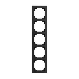 Abdeckrahmen 5-fach Glas schwarz - Busch-art linear® 1725-4025 Busch Jaeger 2CKA001754A4881