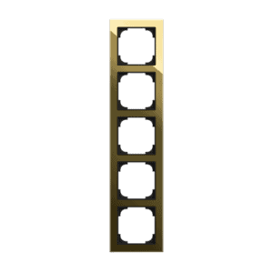 Abdeckrahmen 5-fach Glas schwarz/gold - Busch-art linear® 1725-4013 Busch Jaeger 2CKA001754A4886