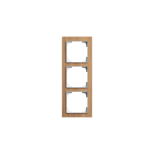 Abdeckrahmen 3-fach Holz Eiche - Busch-art linear® 1723-4083 Busch Jaeger 2CKA001754A4889