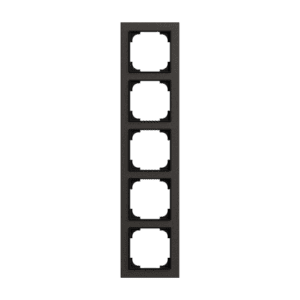 Abdeckrahmen 5-fach papierschwarz - Busch-art linear® 1725-4045 Busch Jaeger 2CKA001754A4901