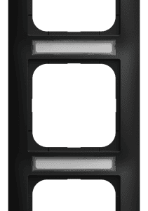 Abdeckrahmen mit Sichtfenster senkrecht 3-fach 1723 NS-915 Busch Jaeger 2CKA001754A4941
