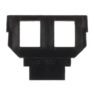 Sockel 2 x 6- und 8-polige Modular-Jack, Kat. 3 1867 EB Busch Jaeger 2CKA001764A0182