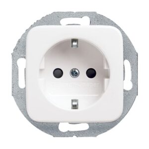 SCHUKO® Steckdosen-Einsatz mit rundem Tragring  Reflex SI/SI Linear 20 EUCRD-214 Busch Jaeger 2CKA002011A2183