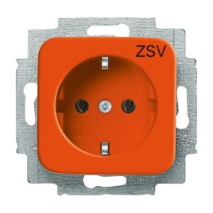 SCHUKO® Steckdosen-Einsatz mit Aufdruck 20 EUC-14-212-102 Busch Jaeger 2CKA002011A2233