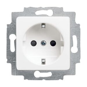 SCHUKO® Steckdosen-Einsatz 50x50 mm alpinweiß - Reflex SI 20 EUCQ-214 Busch Jaeger 2CKA002011A2829