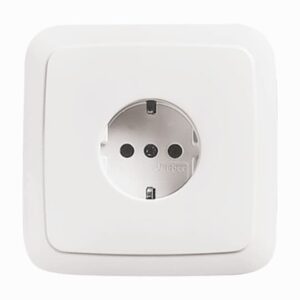 SCHUKO® Steckdose mit anschraubbarem Tragrahmen  Reflex SI 20 EUJSR-214 Busch Jaeger 2CKA002011A3132