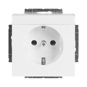 SCHUKO® Steckdosen-Einsatz mit Beschriftungsfeld 20 EUN-84 Busch Jaeger 2CKA002011A3727