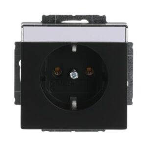 SCHUKO® Steckdosen-Einsatz mit Beschriftungsfeld 20 EUN-885 Busch Jaeger 2CKA002011A3884