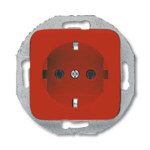 SCHUKO® Steckdosen-Einsatz rot - Reflex SI 20 EUCRD-217-101 Busch Jaeger 2CKA002011A6256