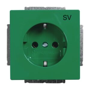 SCHUKO® Steckdosen-Einsatz mit Aufdruck 20 EUC-13-82-101 Busch Jaeger 2CKA002011A6260