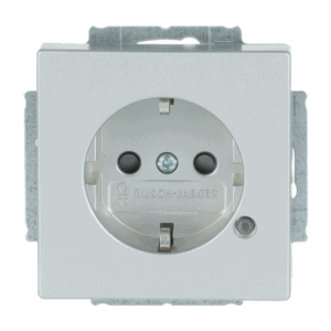 SCHUKO® Steckdosen-Einsatz mit LED Kontrolllicht 20 EUCBL-83 Busch Jaeger 2CKA002013A5285