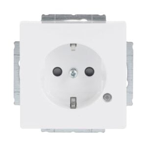 SCHUKO® Steckdosen-Einsatz mit LED Kontrolllicht 20 EUCBL-84 Busch Jaeger 2CKA002013A5286