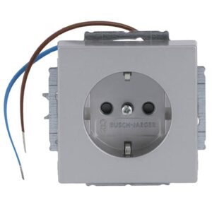SCHUKO® Steckdose Safety+ mit Nachtorientierungslicht/Steplight® 20 EUCBLI-83 Busch Jaeger 2CKA002013A5293