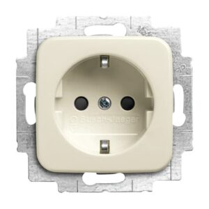 SCHUKO® Steckdosen-Einsatz mit erh. Berührungsschutz 20 EURKS-212 Busch Jaeger 2CKA002013A5312