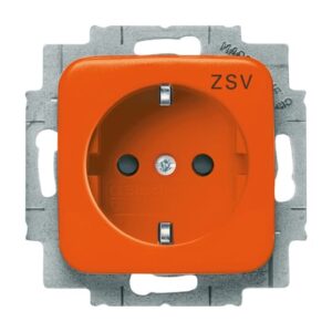 SCHUKO® Steckdosen-Einsatz mit Aufdruck 20 EUCKS-14-212-10 Busch Jaeger 2CKA002013A5317
