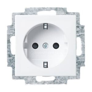 SCHUKO® Steckdosen-Einsatz Safety+ alpinweiß - Busch-balance® SI Safety+ 20 EUCB-914 Busch Jaeger 2CKA002013A5379