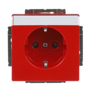 SCHUKO® Steckdosen-Einsatz mit Beschriftungsfeld/erh. Berührungsschutz 20 EUCNB-12-82 Busch Jaeger 2CKA002013A5423