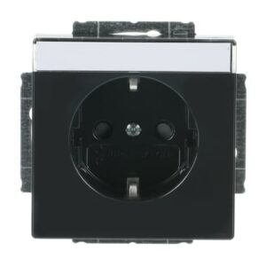 SCHUKO® Steckdosen-Einsatz mit Beschriftungsfeld/erh. Berührungsschutz 20 EUCNB-81 Busch Jaeger 2CKA002013A5427