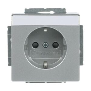 SCHUKO® Steckdosen-Einsatz mit Beschriftungsfeld/erh. Berührungsschutz 20 EUCNB-83 Busch Jaeger 2CKA002013A5429