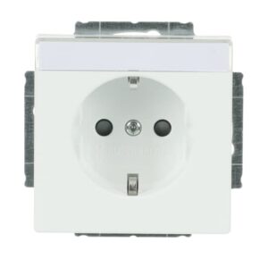 SCHUKO® Steckdosen-Einsatz mit Beschriftungsfeld/erh. Berührungsschutz 20 EUCNB-884 Busch Jaeger 2CKA002013A5433