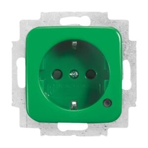 SCHUKO® Steckdosen-Einsatz mit LED Kontrolllicht 20 EUCBL-13-212-101 Busch Jaeger 2CKA002013A5466