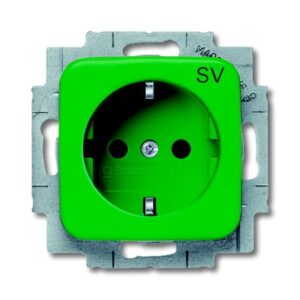 SCHUKO® Steckdosen-Einsatz mit Aufdruck 20EUCKS-13-212-102 Busch Jaeger 2CKA002013A5469