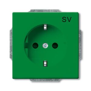 SCHUKO® Steckdosen-Einsatz mit Aufdruck 20 EUCB-13-82-102 Busch Jaeger 2CKA002013A5472
