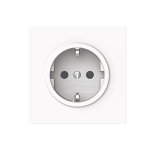 SCHUKO® Steckdose Safety+, studioweiß matt mit Schraubanschluss 23 EUCB-44M Busch Jaeger 2CKA002013A5506