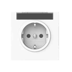 SCHUKO® Steckdose Safety+, studioweiß matt mit Beschriftungsfeld 20 EUCNB-44M Busch Jaeger 2CKA002013A5510