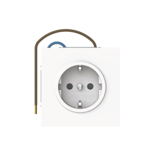 SCHUKO® Steckdose Safety+, studioweiß matt 20 EUCBLI-44M Busch Jaeger 2CKA002013A5518