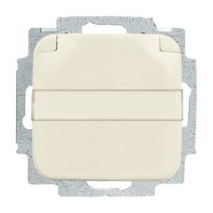 SCHUKO® Steckdosen-Einsatz mit Klappdeckel und Beschriftungsfeld 20 EUKN-212 Busch Jaeger 2CKA002018A0604
