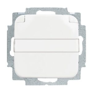 SCHUKO® Steckdosen-Einsatz mit Klappdeckel und Beschriftungsfeld 20 EUKN-214 Busch Jaeger 2CKA002018A0885