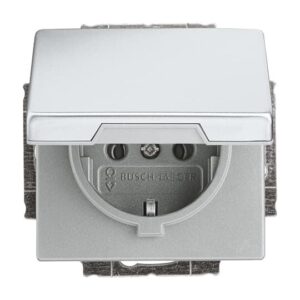 SCHUKO® Steckdosen-Einsatz mit Klappdeckel 20 EUK-866 Busch Jaeger 2CKA002018A1490
