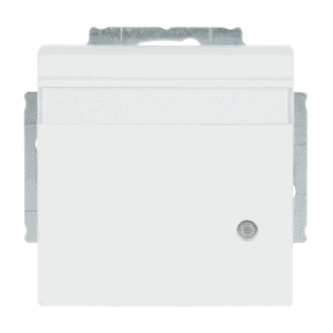 SCHUKO® Steckdosen-Einsatz mit Klappdeckel, Beschriftungsfeld und LED Kontrolllicht 20 EUKNBL-884 Busch Jaeger 2CKA002018A1552