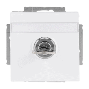 SCHUKO® Steckdosen-Einsatz mit Klappdeckel und Schloss 20 EUKNBSL-884-101 Busch Jaeger 2CKA002018A1566