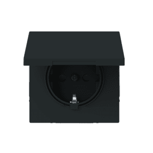 SCHUKO® Stekdose Safety+ mit Klappdeckel ohne Spreize 20 EUKBR-45M Busch Jaeger 2CKA002018A1582