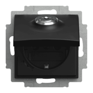 SCHUKO® Steckdosen-Einsatz mit Klappdeckel und Schloss 20 EUKBSL-915-101 Busch Jaeger 2CKA002018A1589